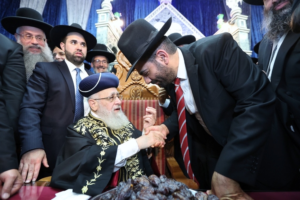 הקבלת פני רבו למרן הראש"ל הגר"י יוסף • גלריה