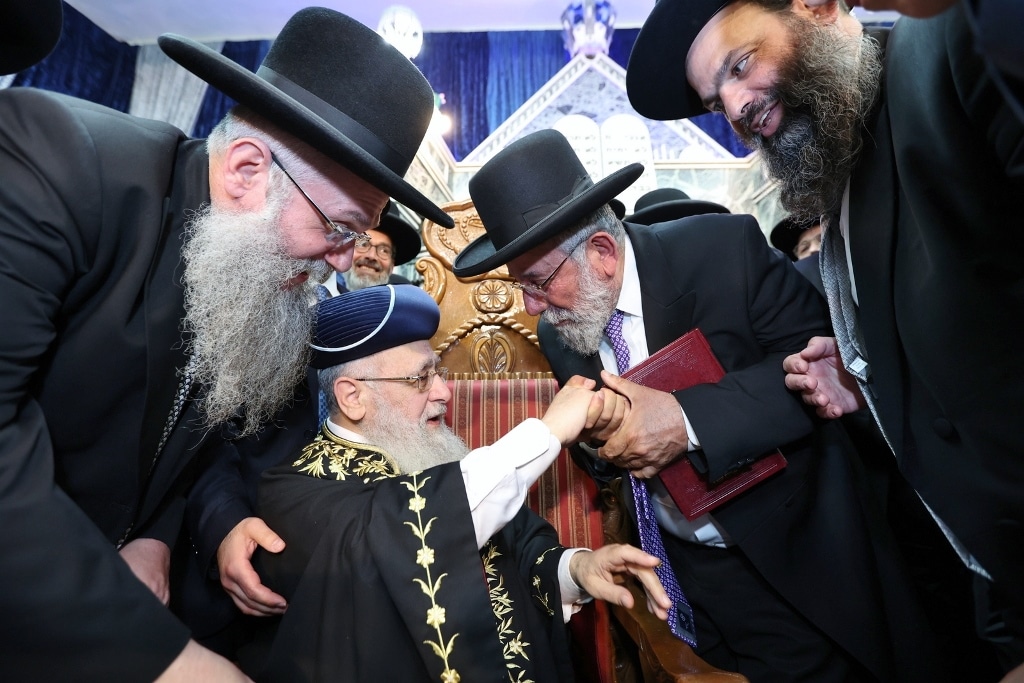 הקבלת פני רבו למרן הראש"ל הגר"י יוסף • גלריה