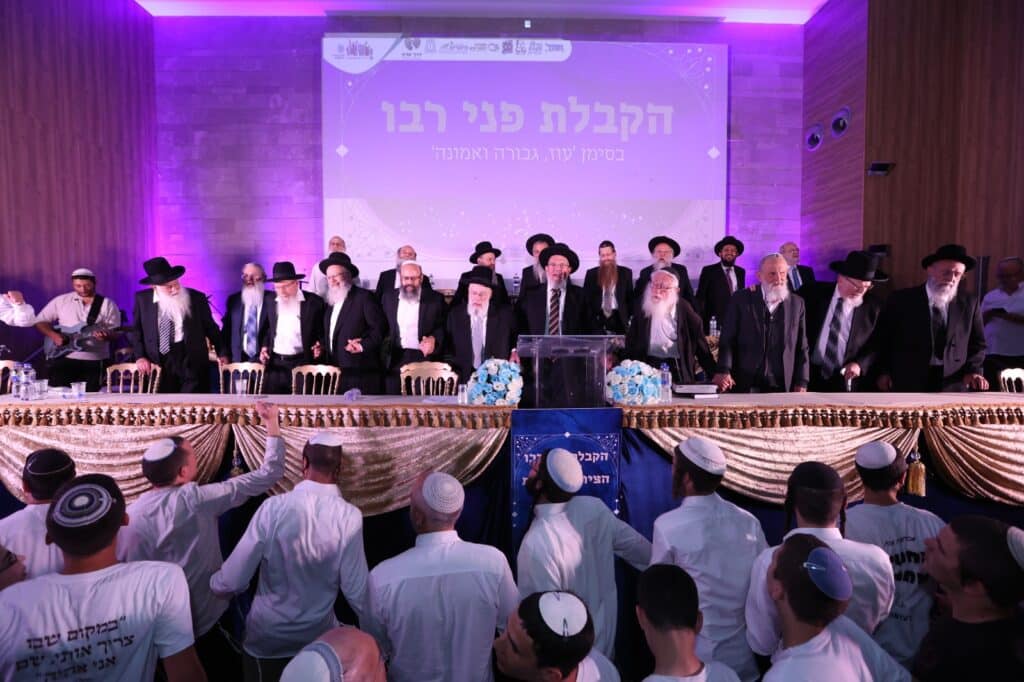 המונים בהקבלת פני רבו לרבני הציונות הדתית • גלריה