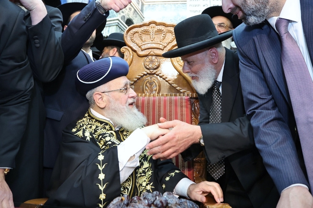 הקבלת פני רבו למרן הראש"ל הגר"י יוסף • גלריה