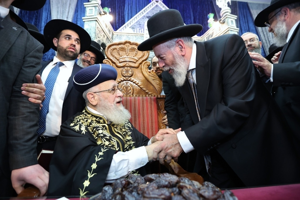 הקבלת פני רבו למרן הראש"ל הגר"י יוסף • גלריה