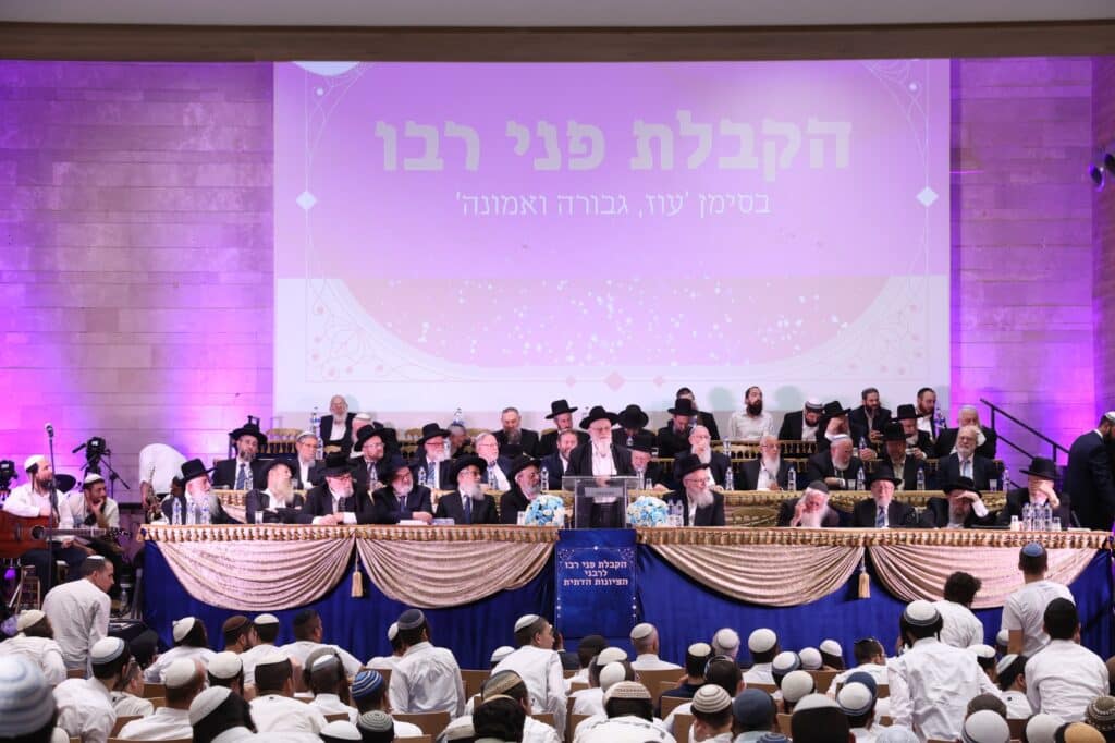 המונים בהקבלת פני רבו לרבני הציונות הדתית • גלריה