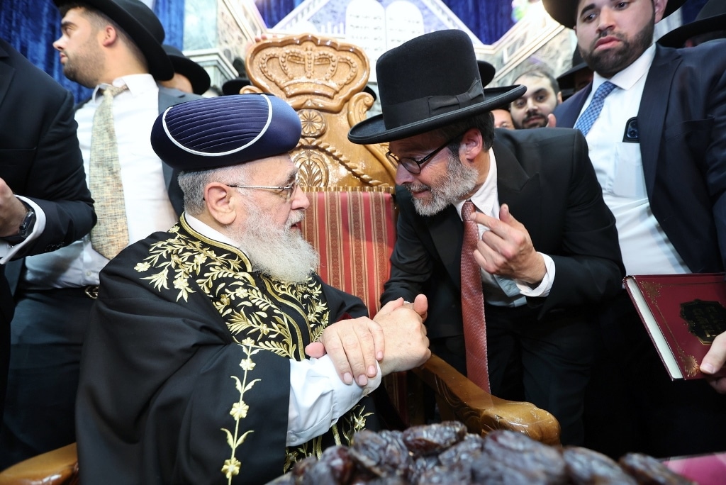 הקבלת פני רבו למרן הראש"ל הגר"י יוסף • גלריה