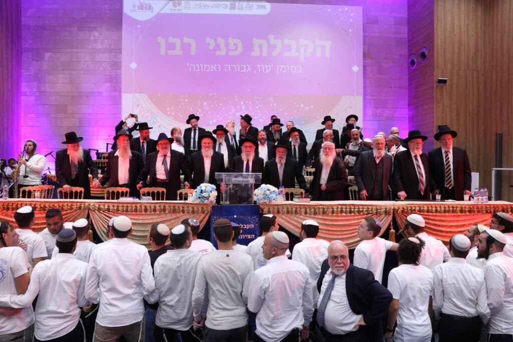 המונים בהקבלת פני רבו לרבני הציונות הדתית • גלריה