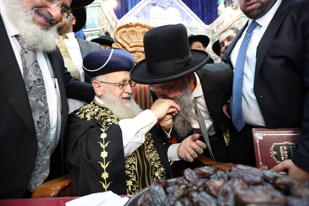 הקבלת פני רבו למרן הראש"ל הגר"י יוסף • גלריה