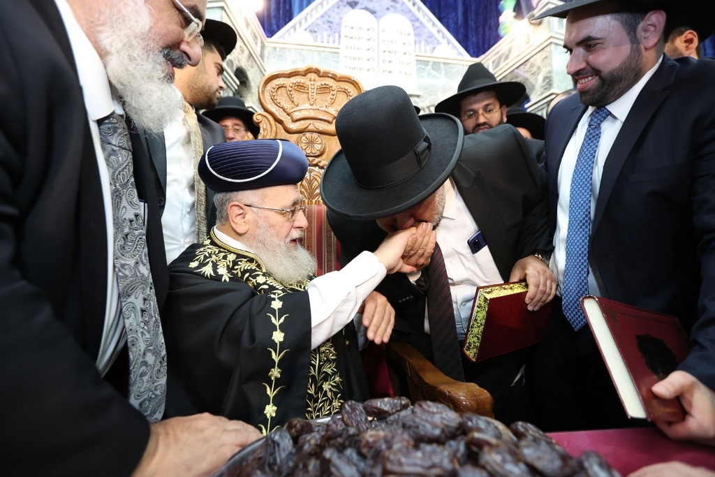 הקבלת פני רבו למרן הראש"ל הגר"י יוסף • גלריה