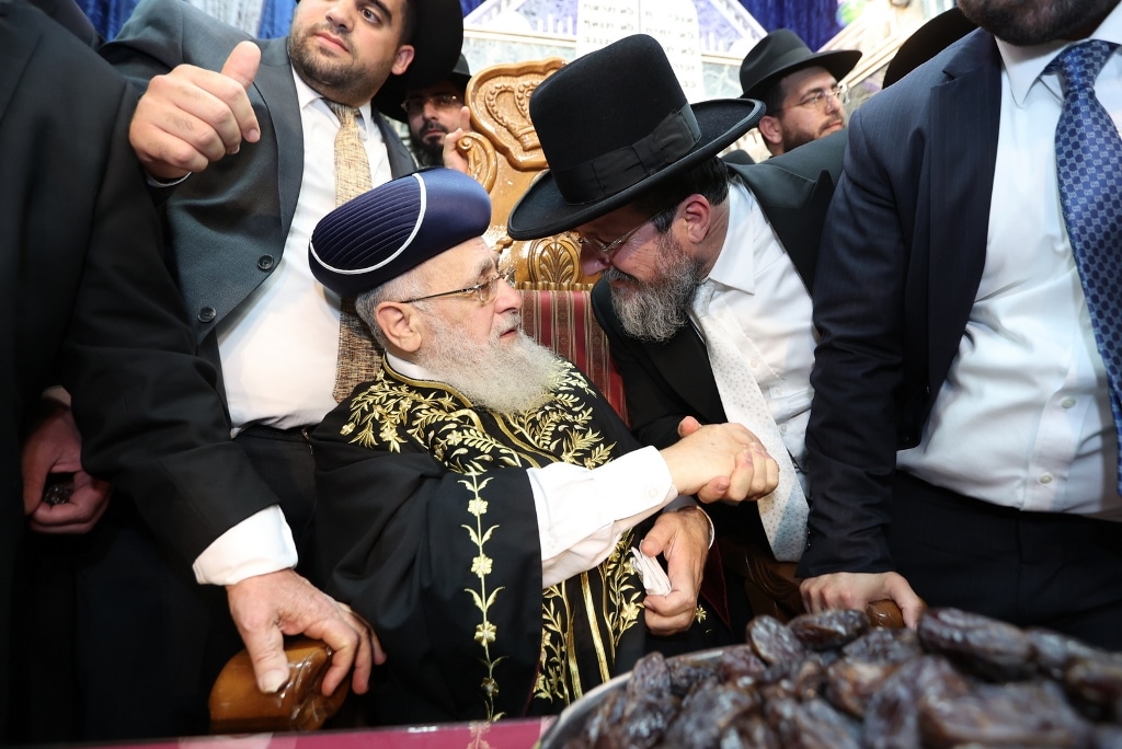 הקבלת פני רבו למרן הראש"ל הגר"י יוסף • גלריה