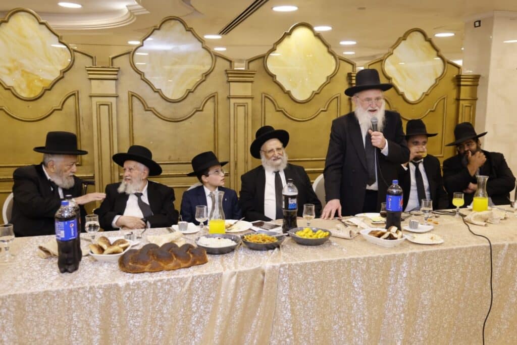 הנכד נכנס למצוות בהשתתפות גדולי התורה 