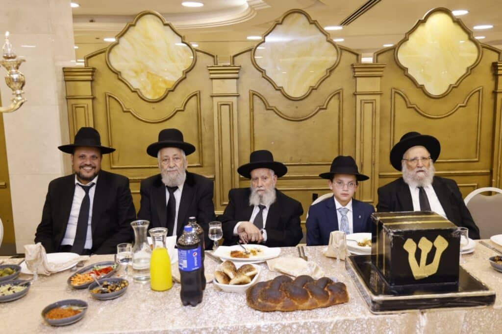 הנכד נכנס למצוות בהשתתפות גדולי התורה 