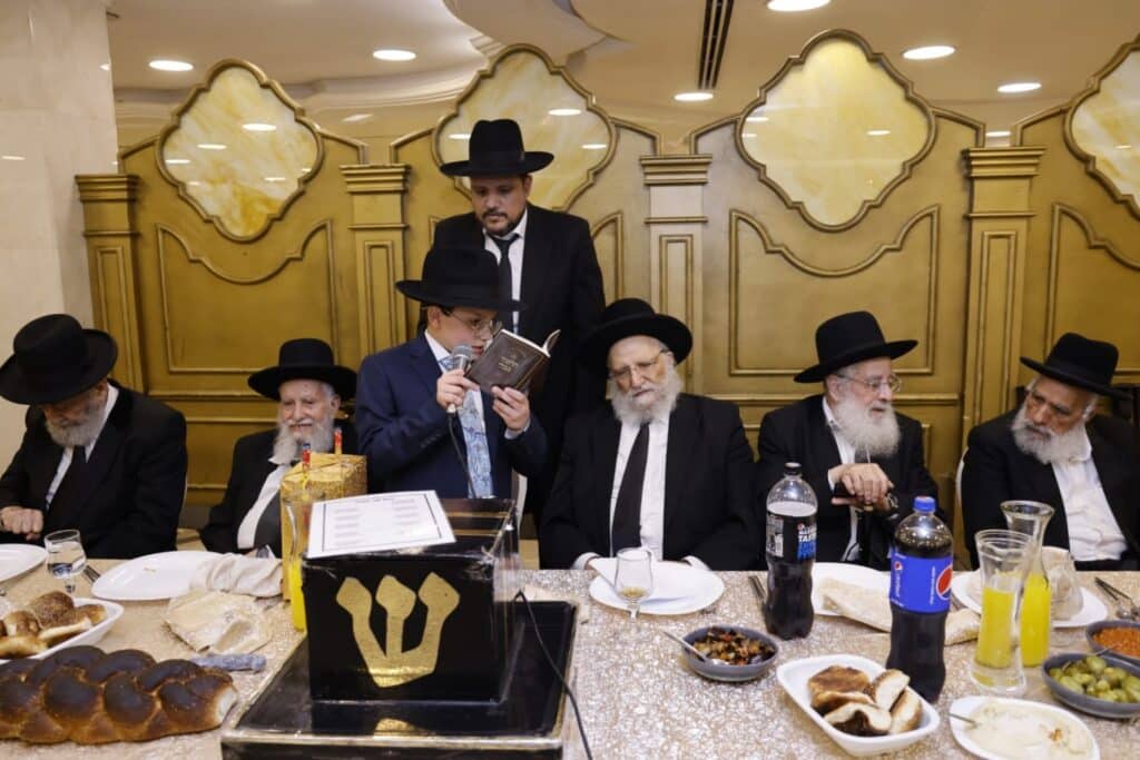 הנכד נכנס למצוות בהשתתפות גדולי התורה 