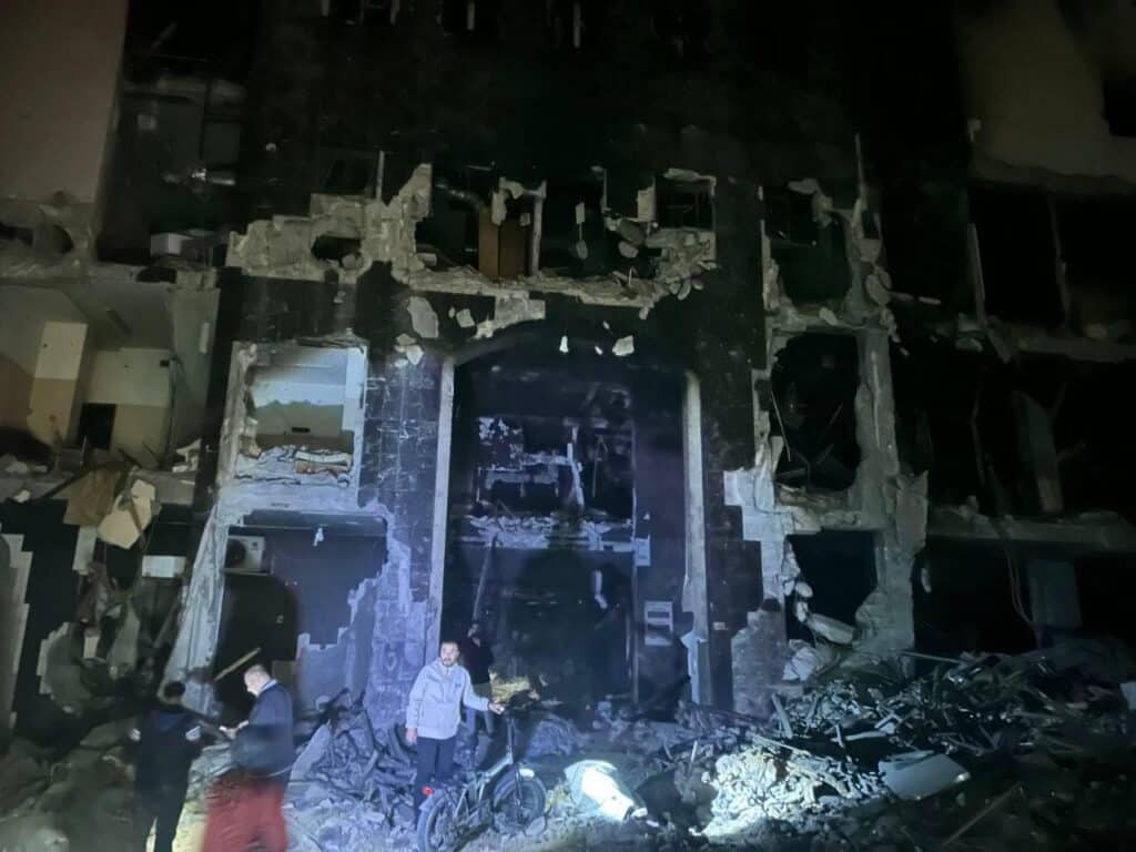 הפלסטינים נדהמו מההרס העצום בשיפא