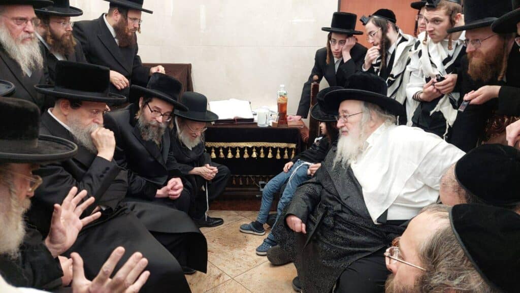 האדמו"ר ישב שבעה על בתו ע"ה: כולם עלו לנחם