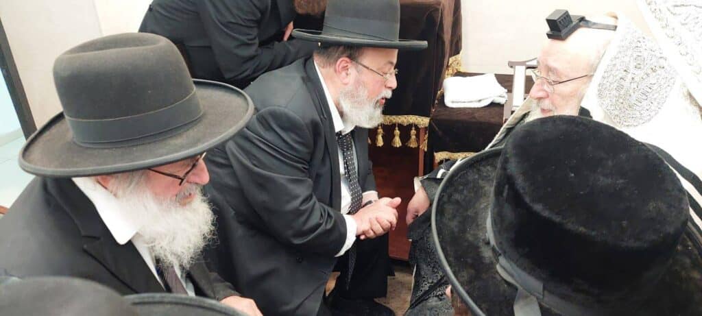 האדמו"ר ישב שבעה על בתו ע"ה: כולם עלו לנחם