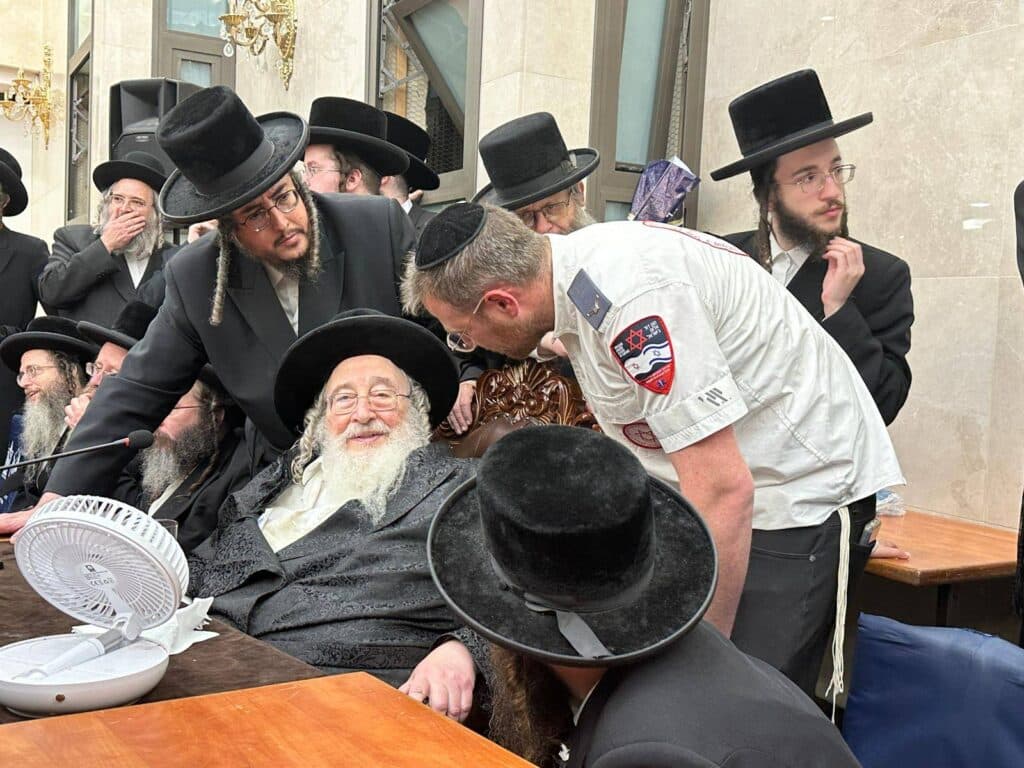 האדמו"ר ישב שבעה על בתו ע"ה: כולם עלו לנחם