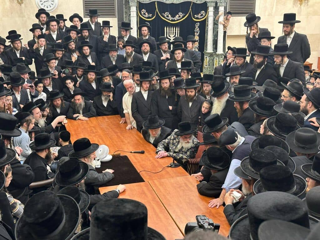 האדמו"ר ישב שבעה על בתו ע"ה: כולם עלו לנחם