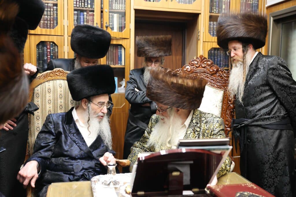 בחסידות אלכסנדר ערכו שבת הוקרה לתומכי החסידות