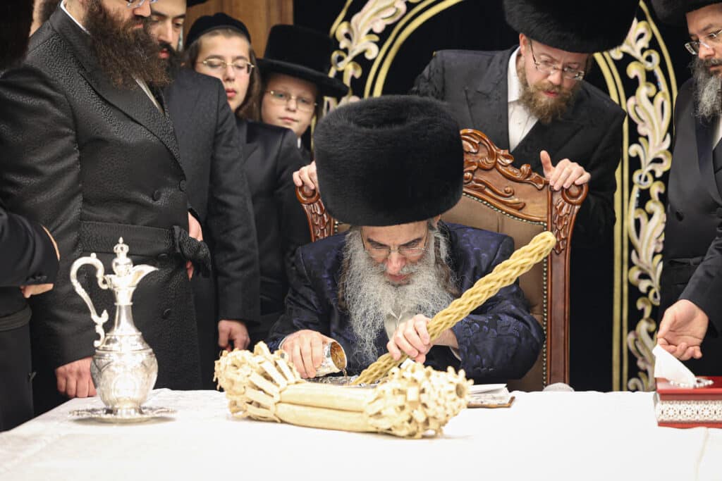 בחסידות אלכסנדר ערכו שבת הוקרה לתומכי החסידות