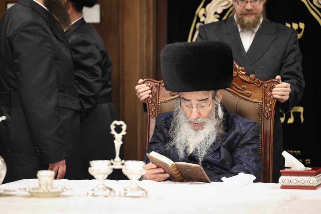 בחסידות אלכסנדר ערכו שבת הוקרה לתומכי החסידות