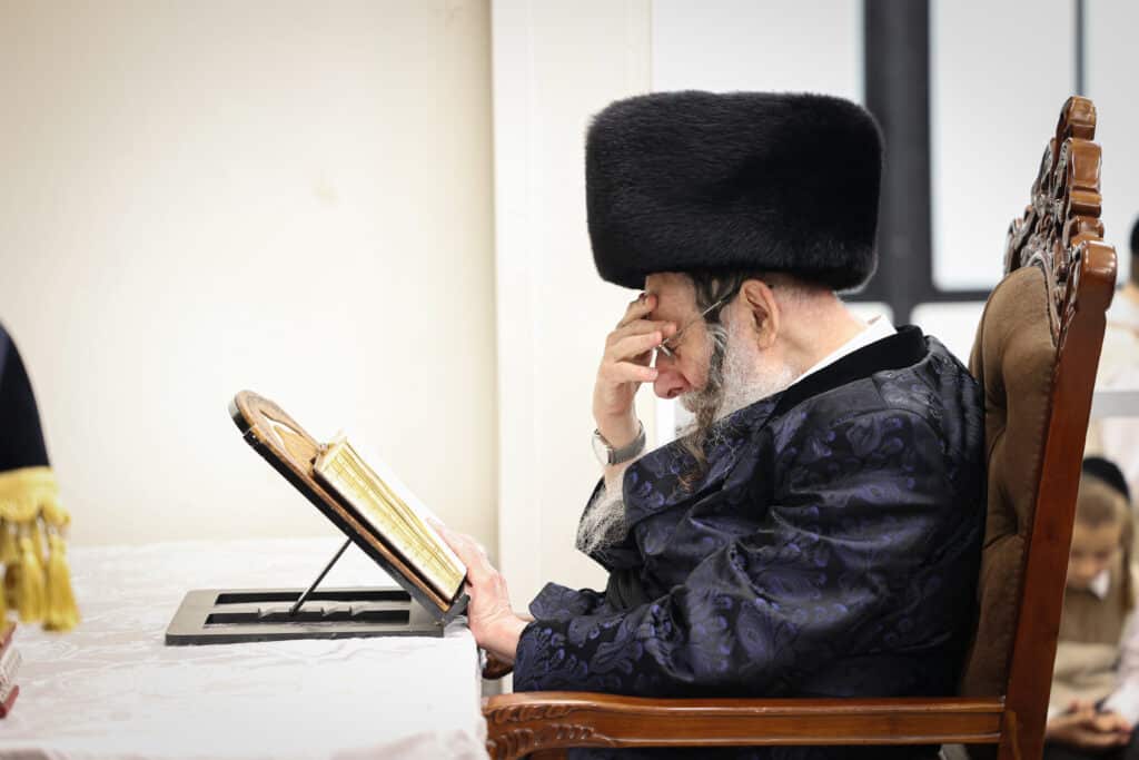 בחסידות אלכסנדר ערכו שבת הוקרה לתומכי החסידות