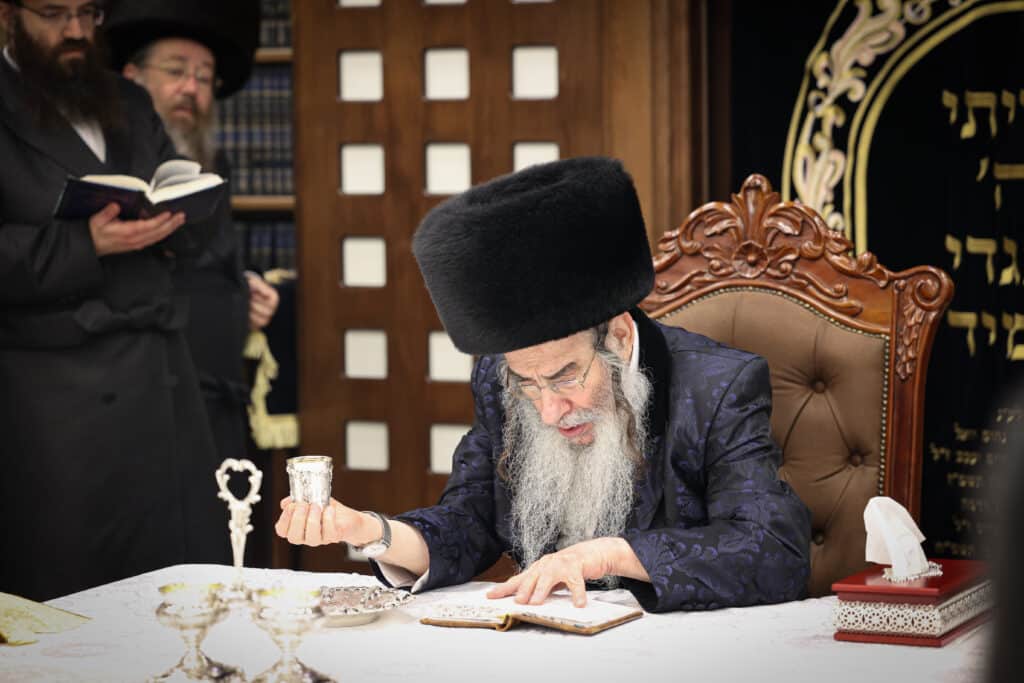 בחסידות אלכסנדר ערכו שבת הוקרה לתומכי החסידות