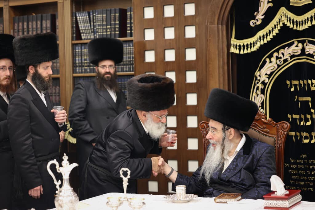 בחסידות אלכסנדר ערכו שבת הוקרה לתומכי החסידות