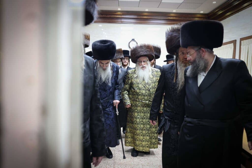 בחסידות אלכסנדר ערכו שבת הוקרה לתומכי החסידות