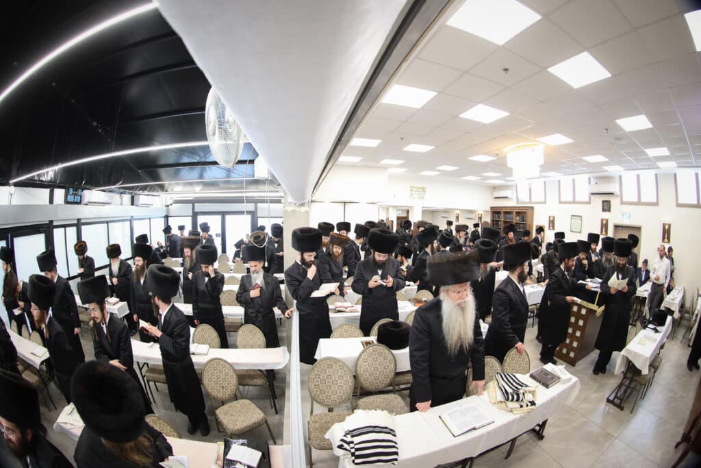 בחסידות אלכסנדר ערכו שבת הוקרה לתומכי החסידות