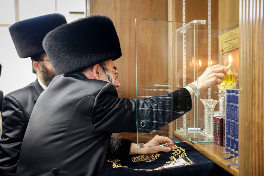 בחסידות אלכסנדר ערכו שבת הוקרה לתומכי החסידות