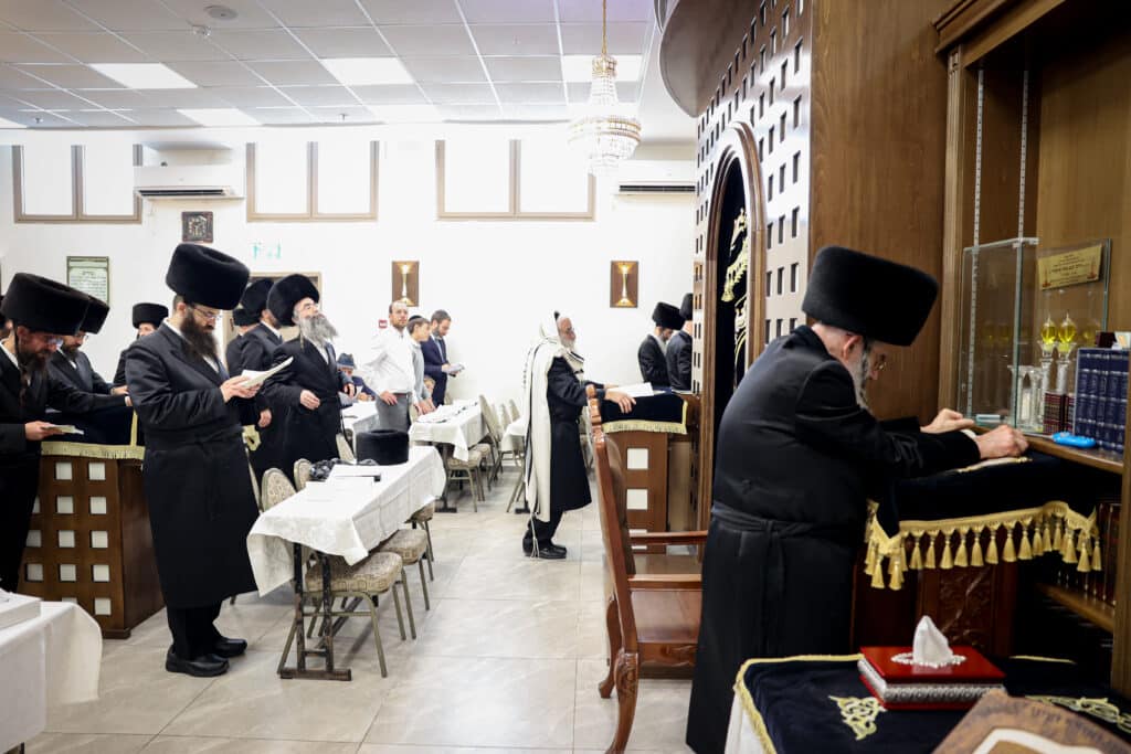 בחסידות אלכסנדר ערכו שבת הוקרה לתומכי החסידות