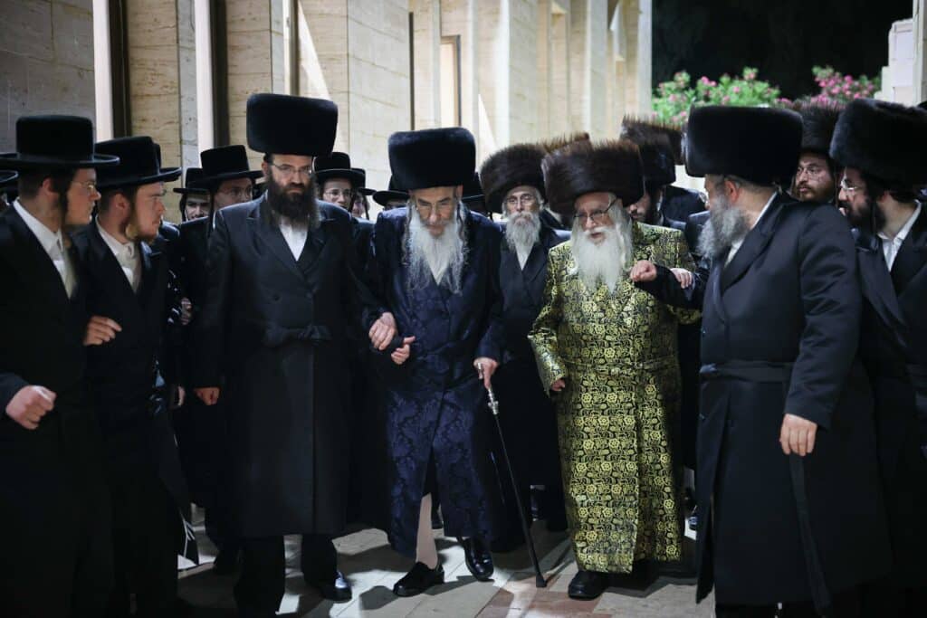 בחסידות אלכסנדר ערכו שבת הוקרה לתומכי החסידות