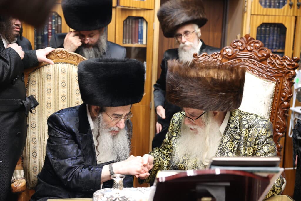 בחסידות אלכסנדר ערכו שבת הוקרה לתומכי החסידות