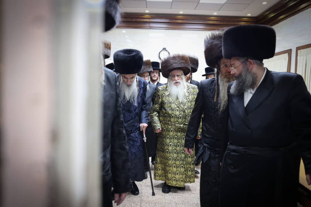 בחסידות אלכסנדר ערכו שבת הוקרה לתומכי החסידות