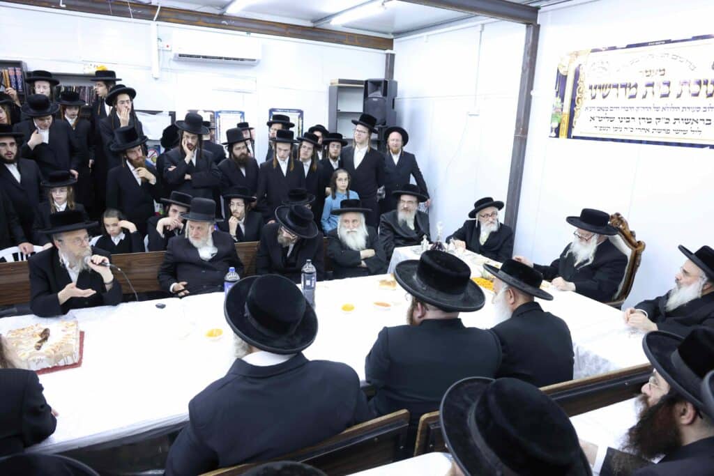 מעמד חנוכת הבית לבית המדרש 'משכנות הרועים'