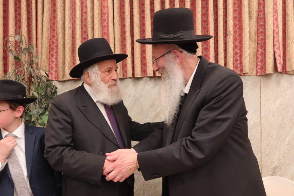 שמחת הבר מצוה לנכדו של הגרי"א דינר