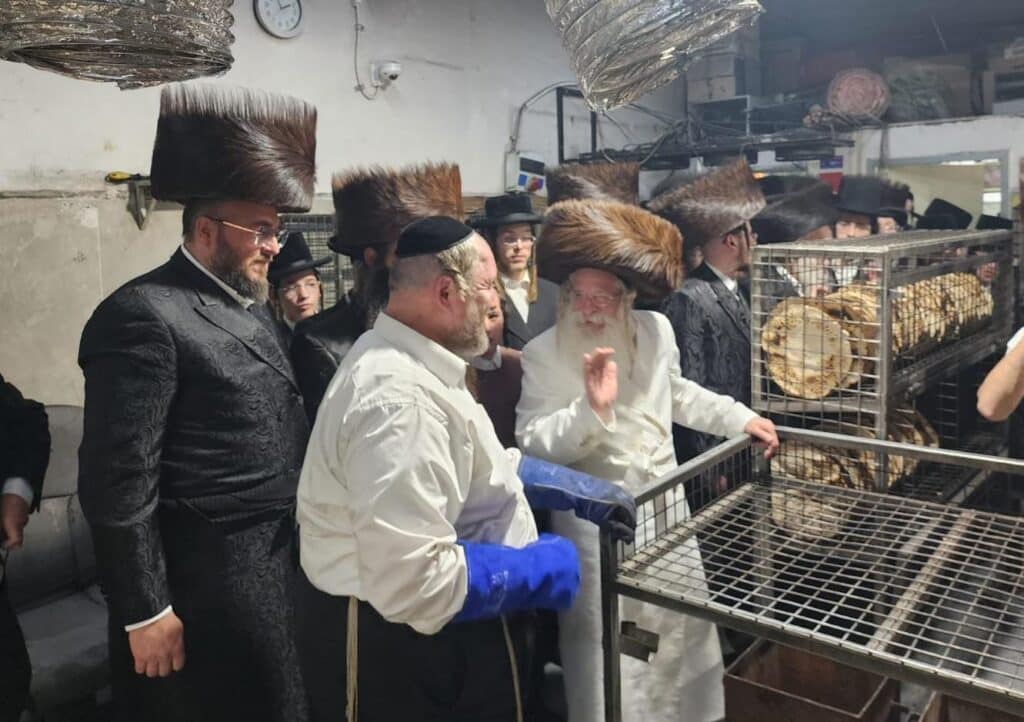 חג הפסח של האדמו"ר מנדבורנה ירושלים