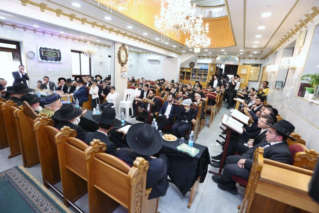 האברכים התכנסו לפתיחת הזמן וייסוד רשת הכוללים