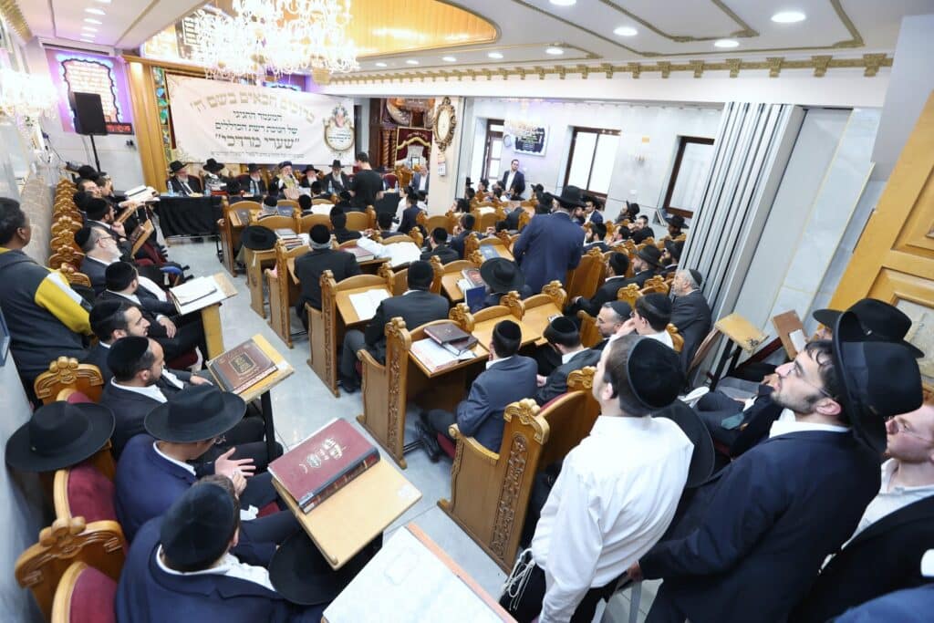 האברכים התכנסו לפתיחת הזמן וייסוד רשת הכוללים