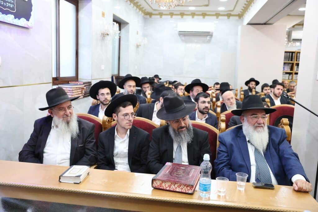 האברכים התכנסו לפתיחת הזמן וייסוד רשת הכוללים