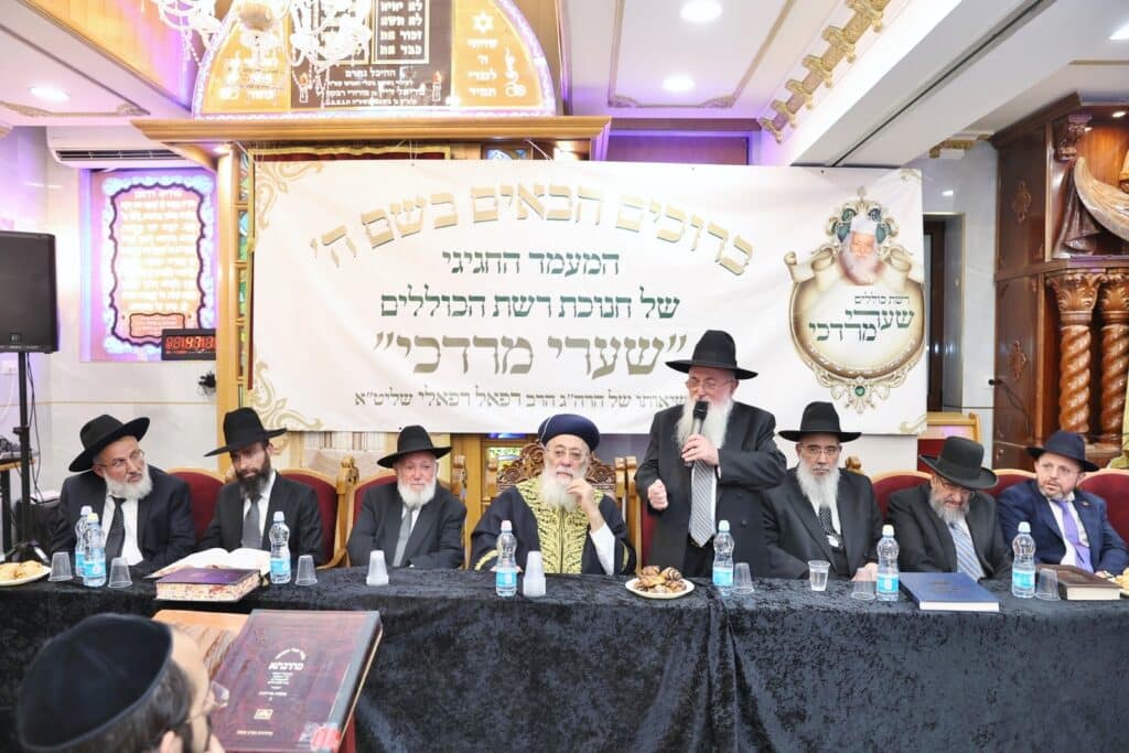 האברכים התכנסו לפתיחת הזמן וייסוד רשת הכוללים