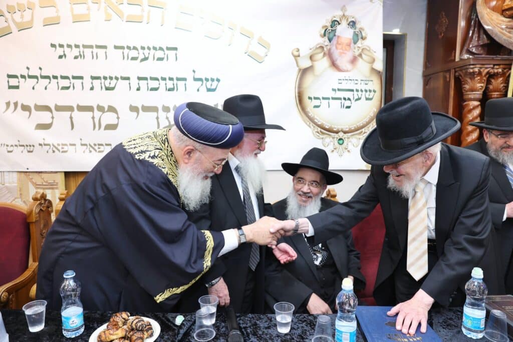 האברכים התכנסו לפתיחת הזמן וייסוד רשת הכוללים