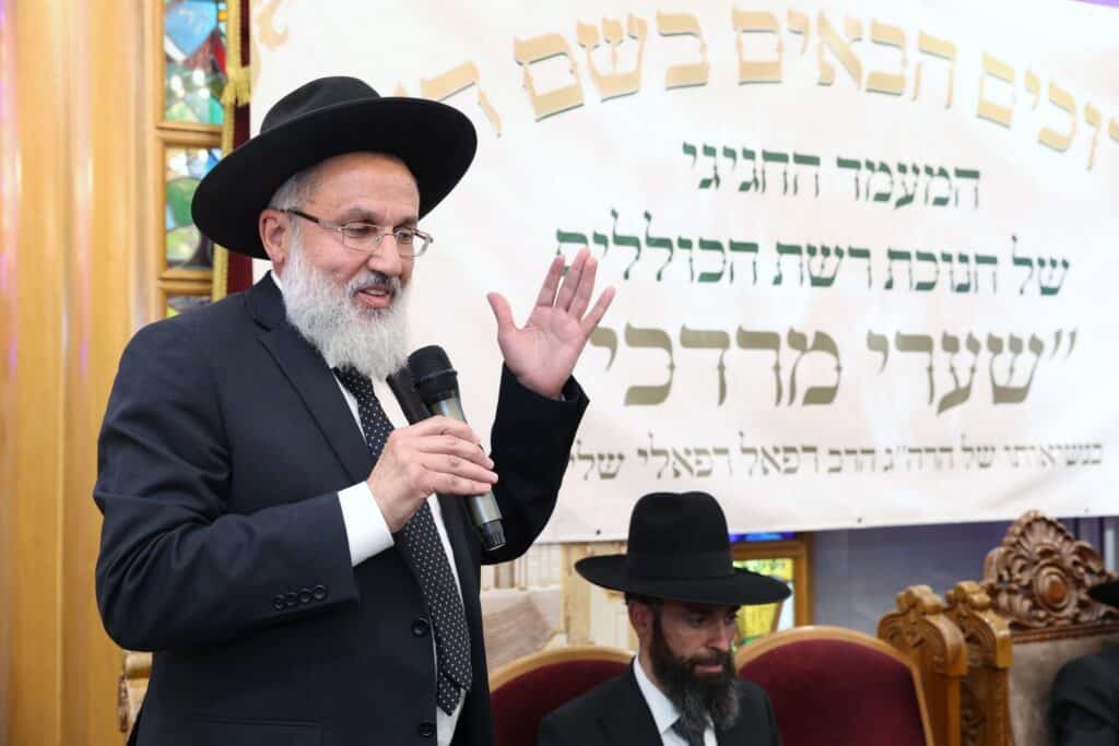 האברכים התכנסו לפתיחת הזמן וייסוד רשת הכוללים