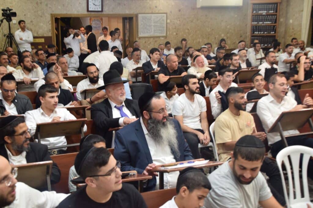 גלריה: מעמד ההילולא בהיכל ישיבת 'אור דוד