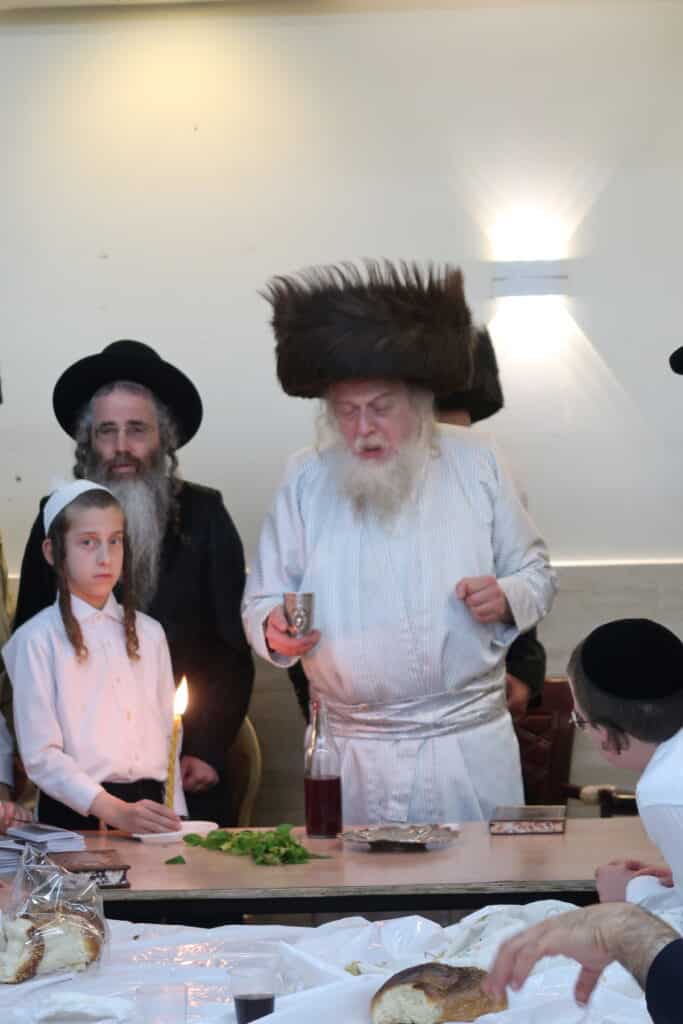 האדמו"ר המשפיע שבת במודיעין עילית והודה על הנס בים המלח