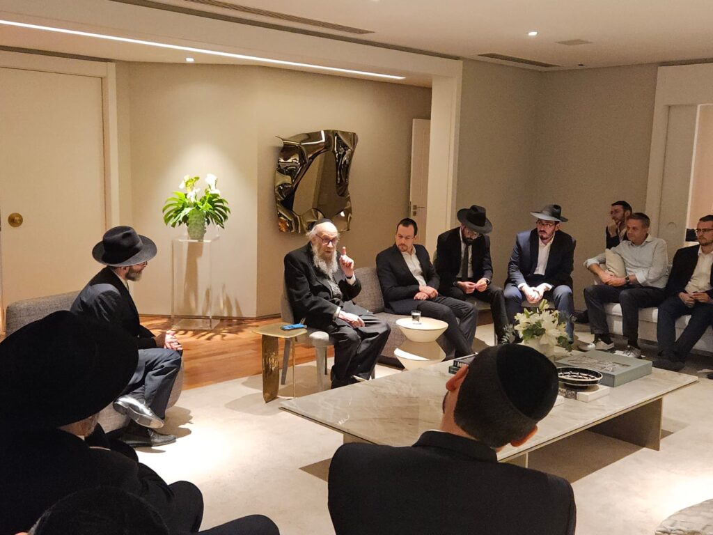 ראש הישיבה בביקור נדיר בקהילה היהודית בברזיל