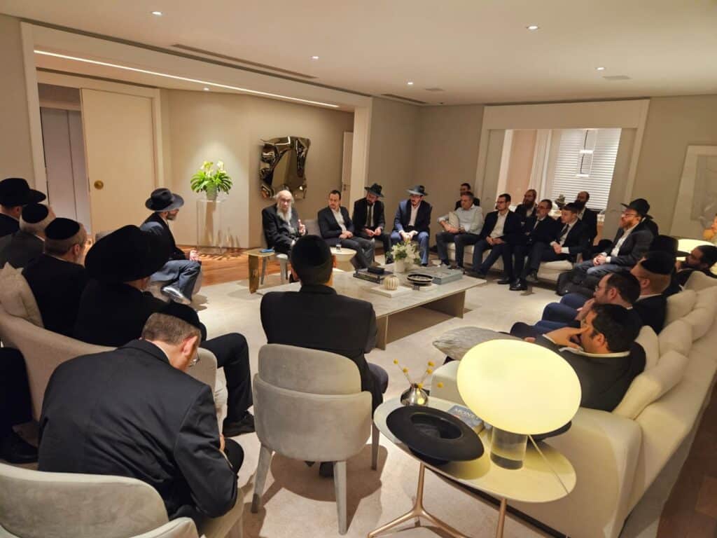 ראש הישיבה בביקור נדיר בקהילה היהודית בברזיל