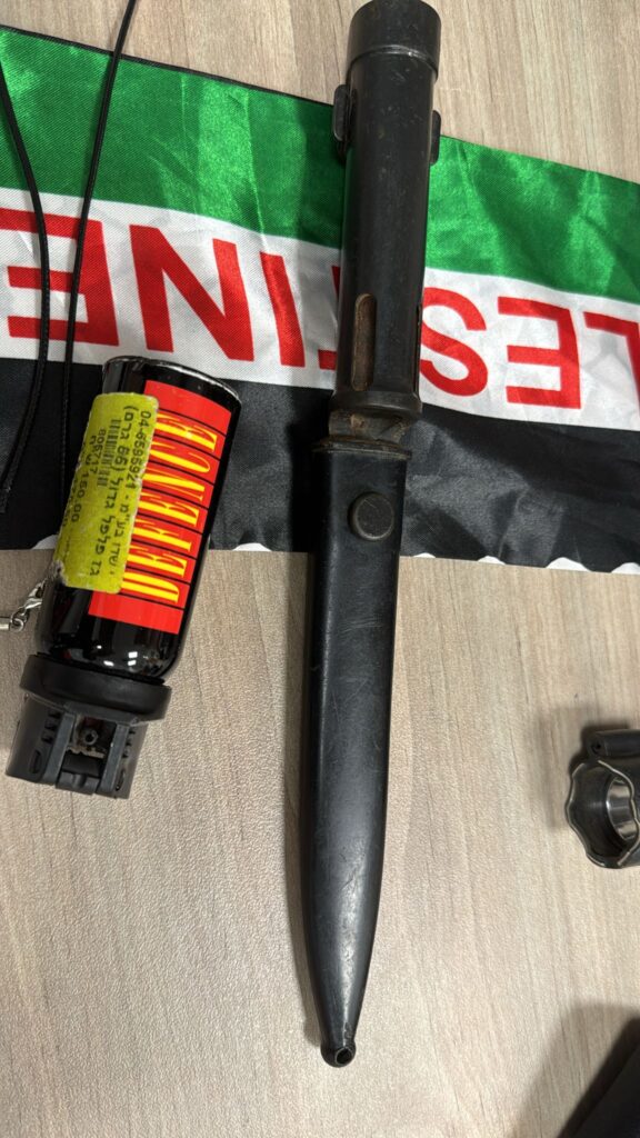 כשברשותו דגלי פלסטין: השוטרים עצרו בן 17