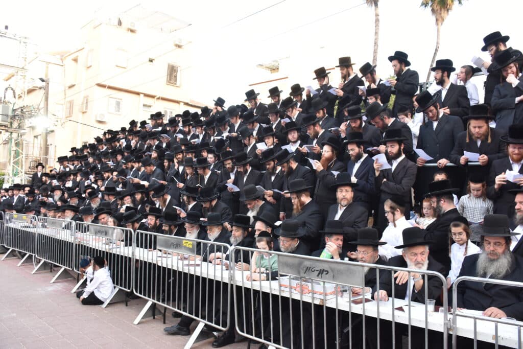לכבוד התנא: מעמד הדלקת ל"ג בעומר בשבט הלוי
