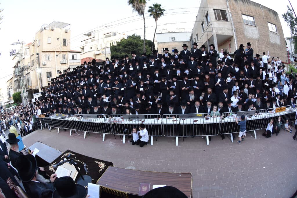 לכבוד התנא: מעמד הדלקת ל"ג בעומר בשבט הלוי