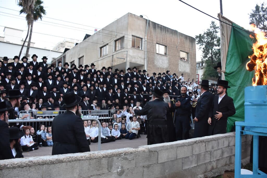 לכבוד התנא: מעמד הדלקת ל"ג בעומר בשבט הלוי