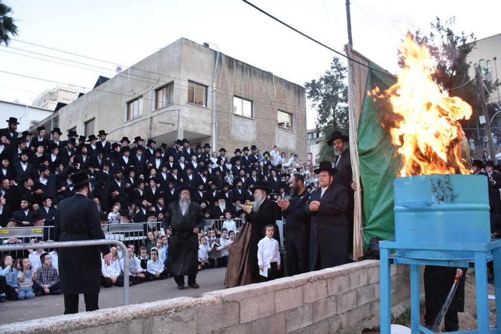 לכבוד התנא: מעמד הדלקת ל"ג בעומר בשבט הלוי